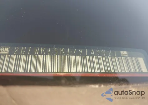 2007 Chevrolet Monte Carlo Lt из США, поврежденный, VIN 2G1WK15K179149921